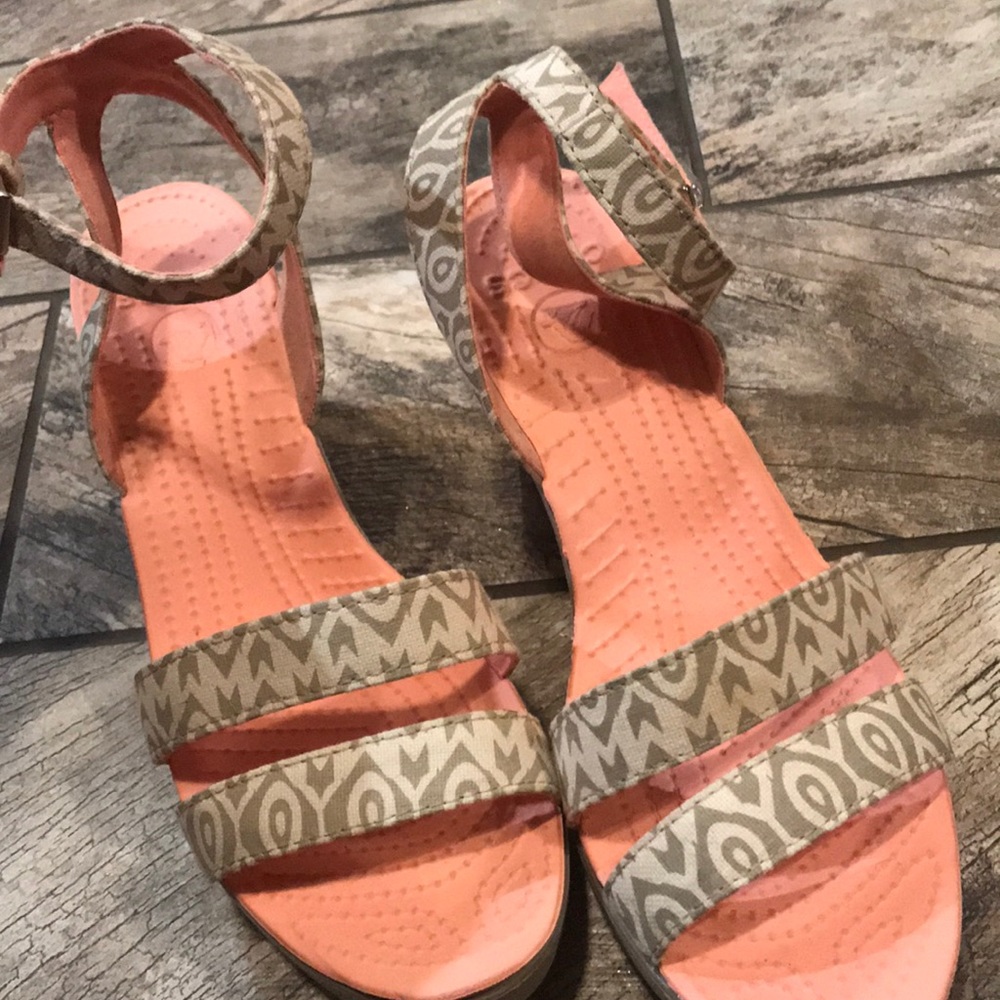 Crocs brand wedges